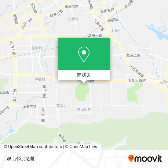 观山悦地图
