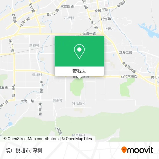 观山悦超市地图