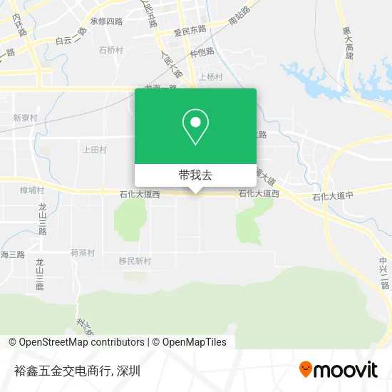 裕鑫五金交电商行地图