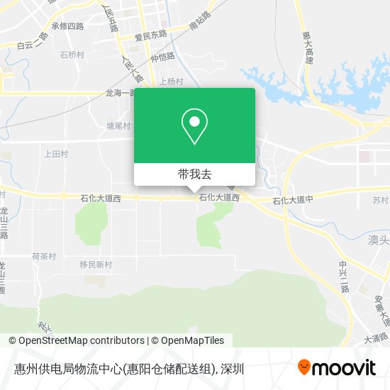惠州供电局物流中心(惠阳仓储配送组)地图