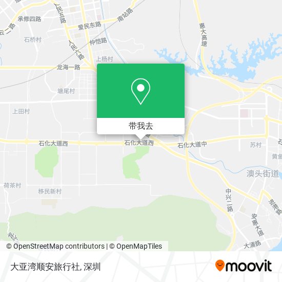 大亚湾顺安旅行社地图
