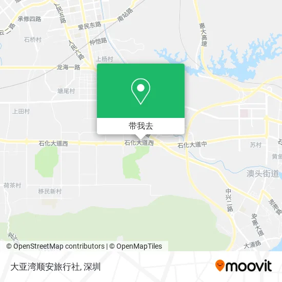大亚湾顺安旅行社地图