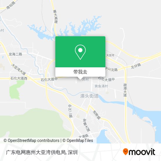 广东电网惠州大亚湾供电局地图