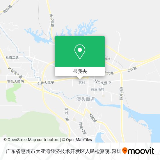 广东省惠州市大亚湾经济技术开发区人民检察院地图