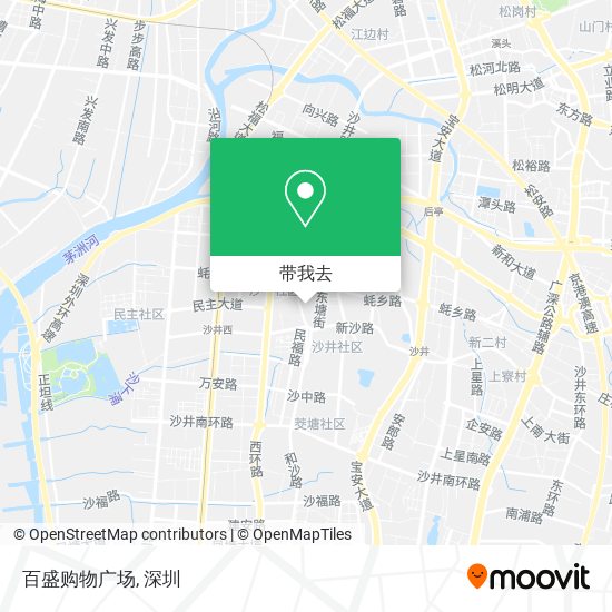 百盛购物广场地图