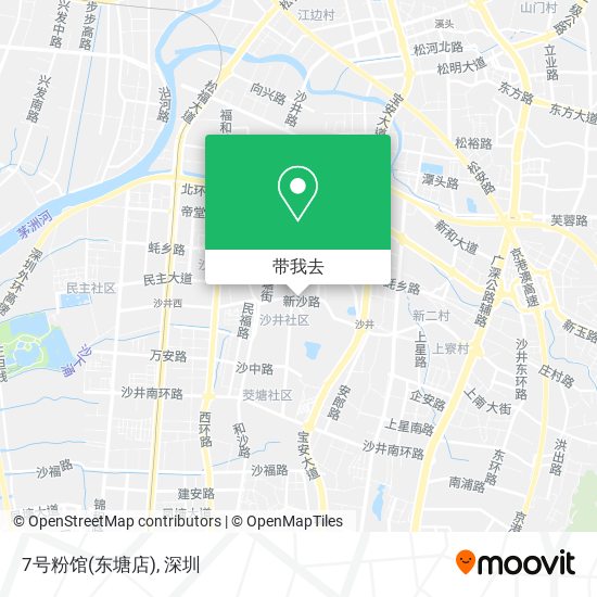 7号粉馆(东塘店)地图
