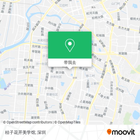 桔子花开美学馆地图