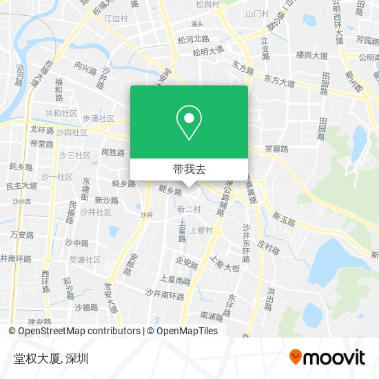 堂权大厦地图
