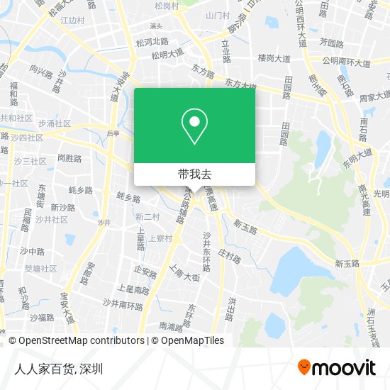 人人家百货地图