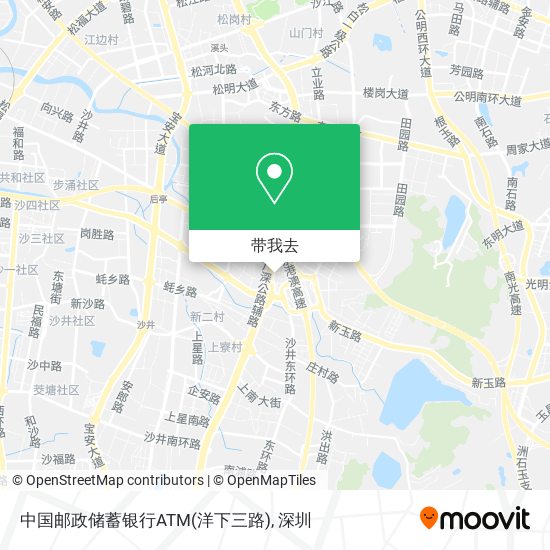 中国邮政储蓄银行ATM(洋下三路)地图