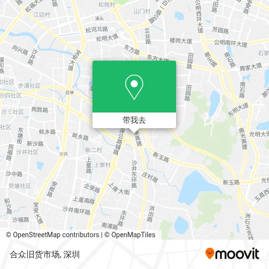 合众旧货市场地图