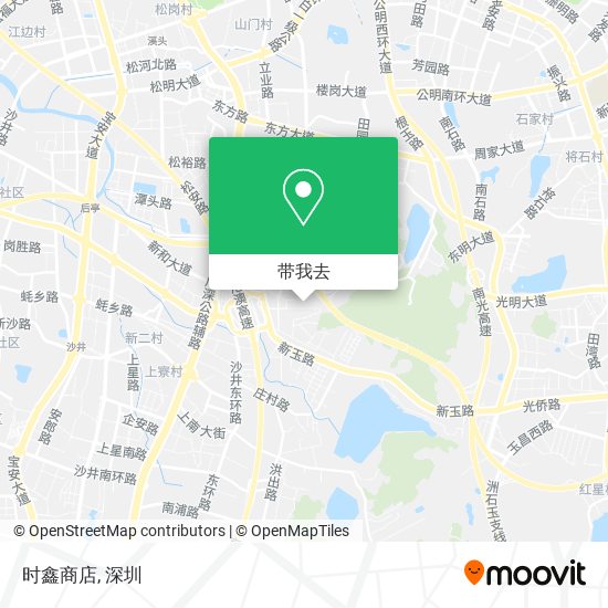 时鑫商店地图