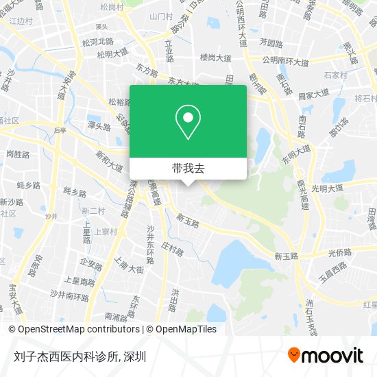 刘子杰西医内科诊所地图