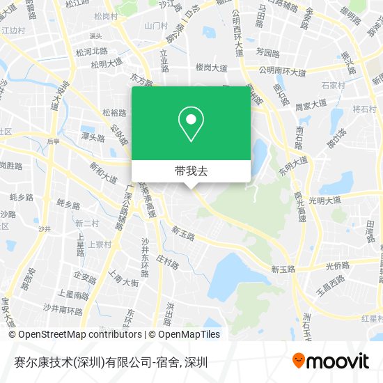 赛尔康技术(深圳)有限公司-宿舍地图