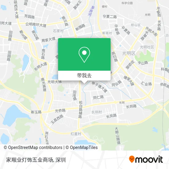 家顺业灯饰五金商场地图