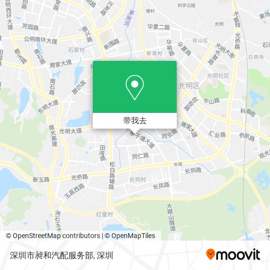 深圳市昶和汽配服务部地图