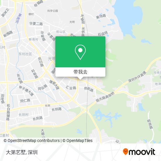 大第艺墅地图