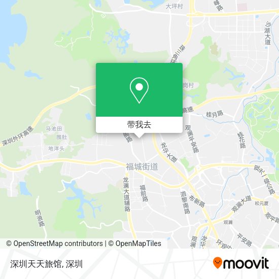 深圳天天旅馆地图