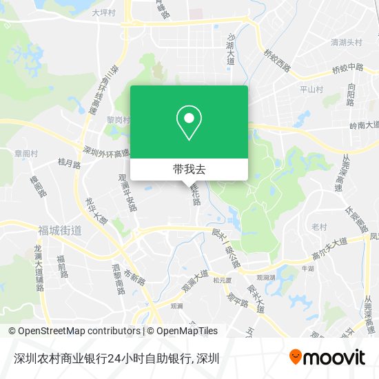 深圳农村商业银行24小时自助银行地图
