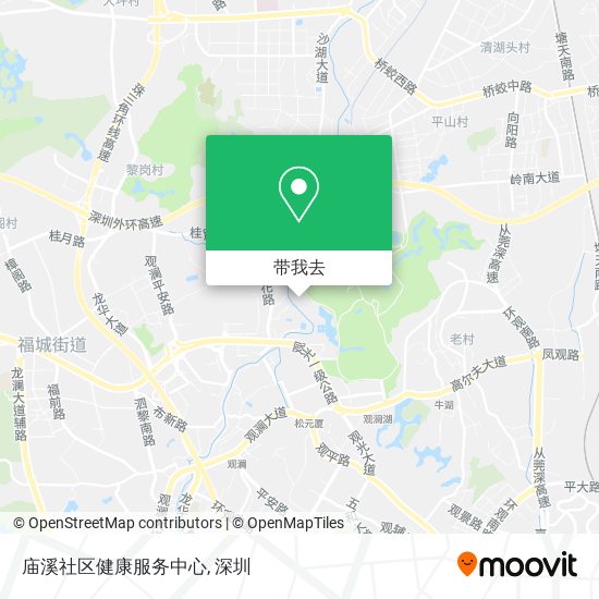庙溪社区健康服务中心地图