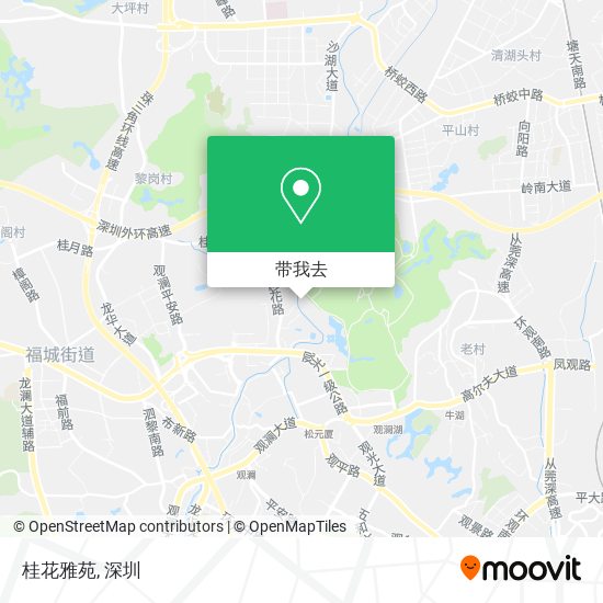 桂花雅苑地图
