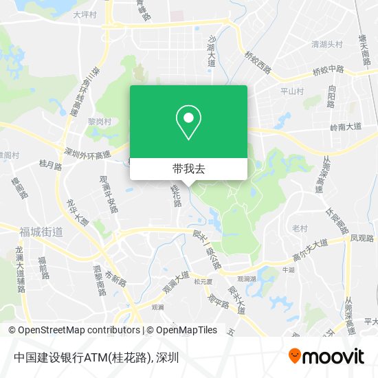 中国建设银行ATM(桂花路)地图