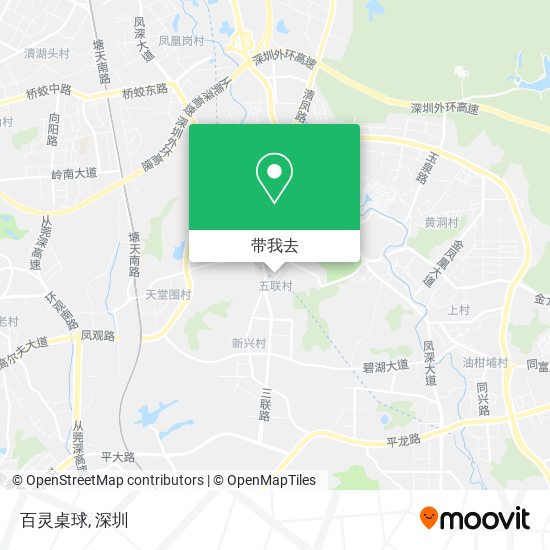 百灵桌球地图
