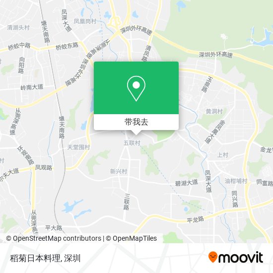稻菊日本料理地图