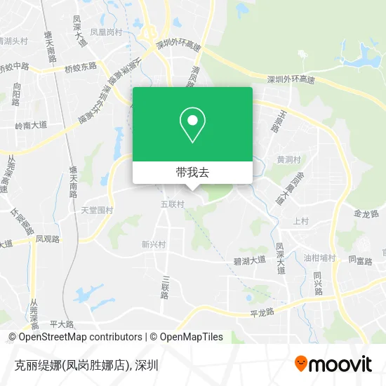 克丽缇娜(凤岗胜娜店)地图