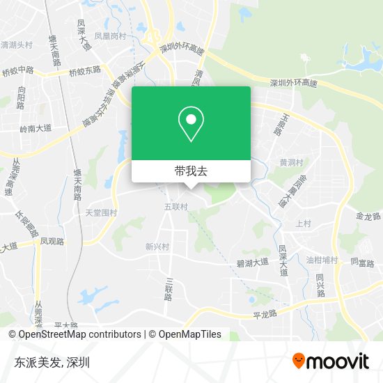 东派美发地图