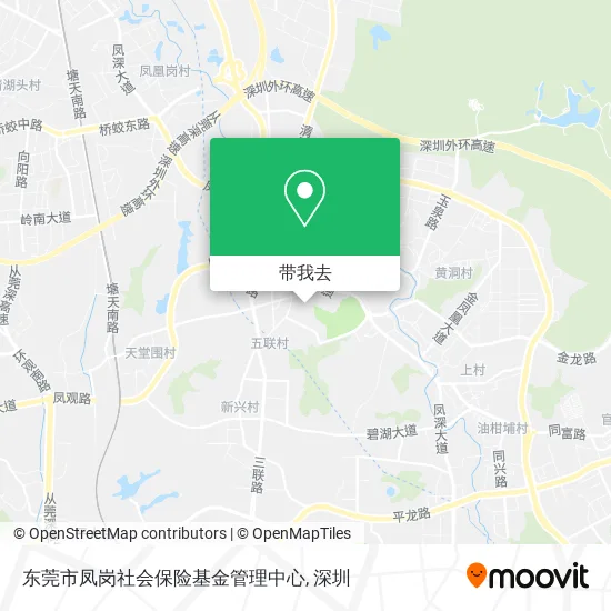 东莞市凤岗社会保险基金管理中心地图