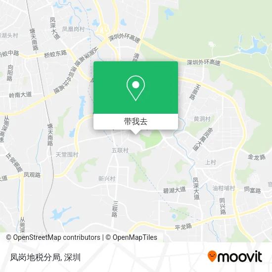 凤岗地税分局地图