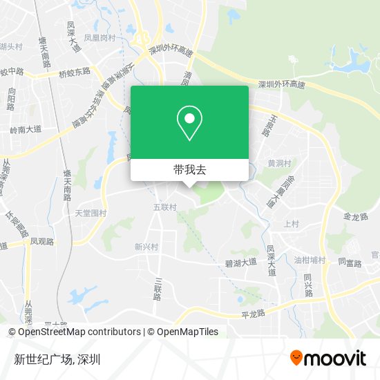 新世纪广场地图