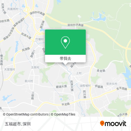 五福超市地图