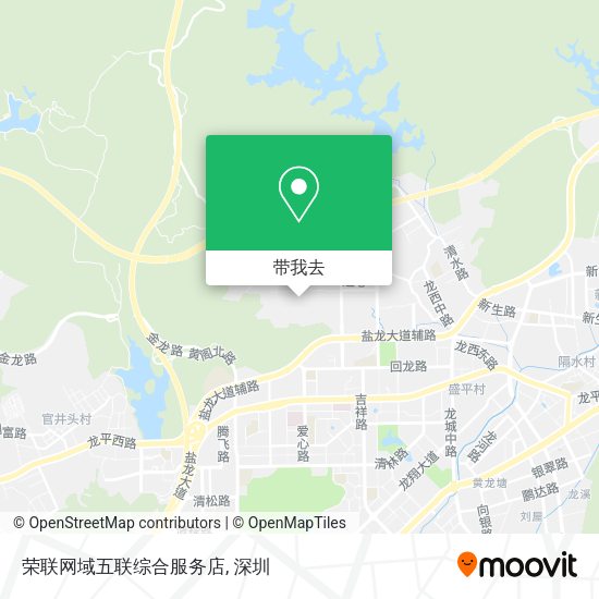 荣联网域五联综合服务店地图