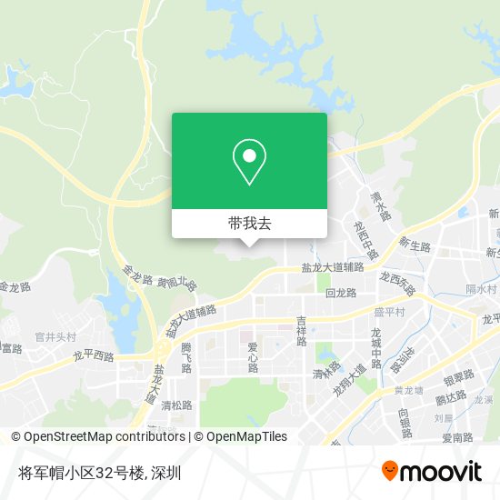 将军帽小区32号楼地图
