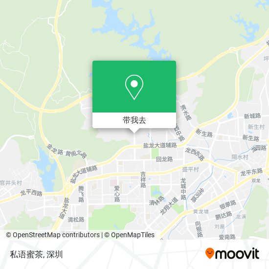 私语蜜茶地图