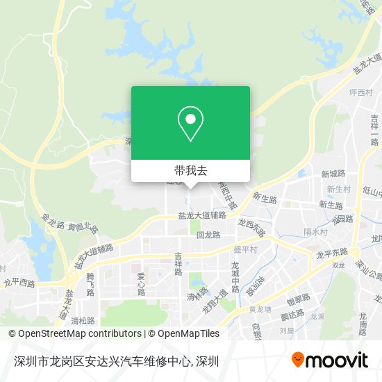 深圳市龙岗区安达兴汽车维修中心地图