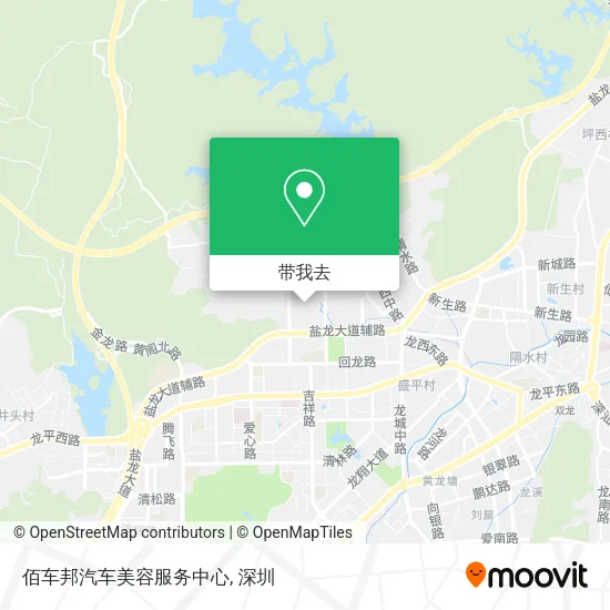 佰车邦汽车美容服务中心地图