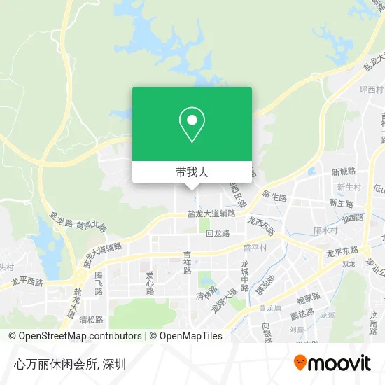心万丽休闲会所地图