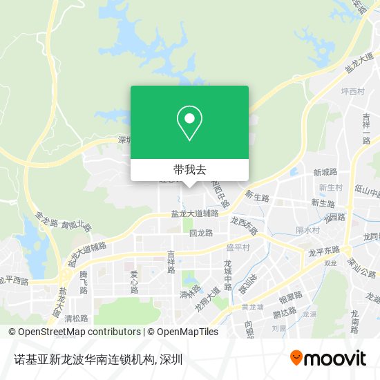 诺基亚新龙波华南连锁机构地图