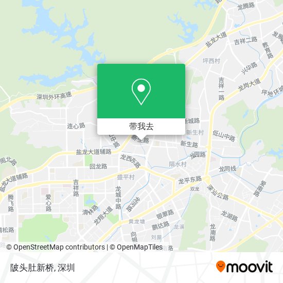 陂头肚新桥地图