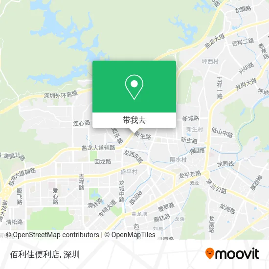 佰利佳便利店地图