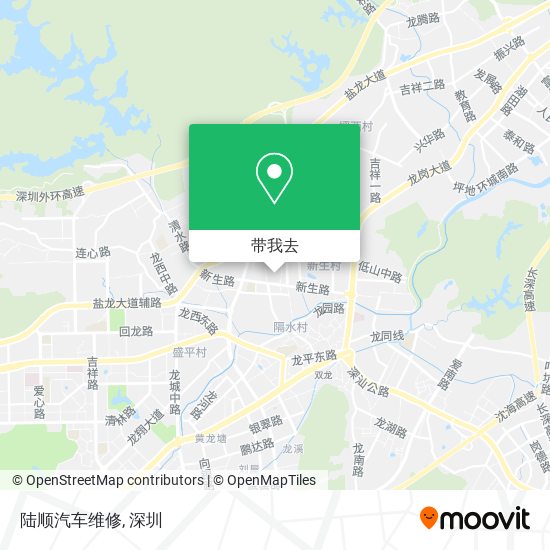 陆顺汽车维修地图