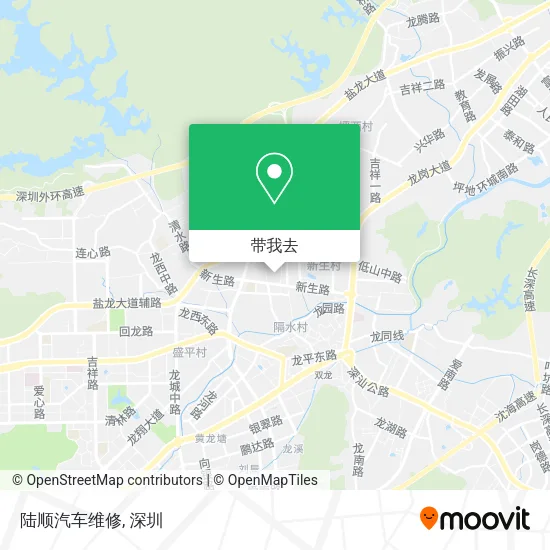 陆顺汽车维修地图