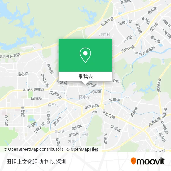 田祖上文化活动中心地图