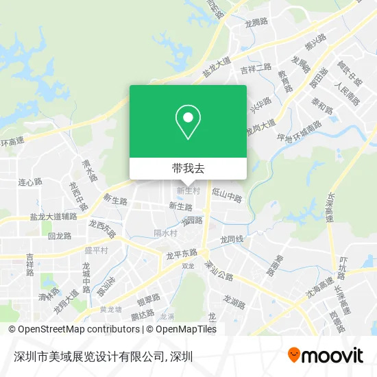 深圳市美域展览设计有限公司地图