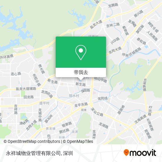 永祥城物业管理有限公司地图