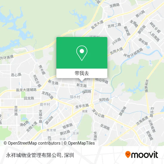 永祥城物业管理有限公司地图