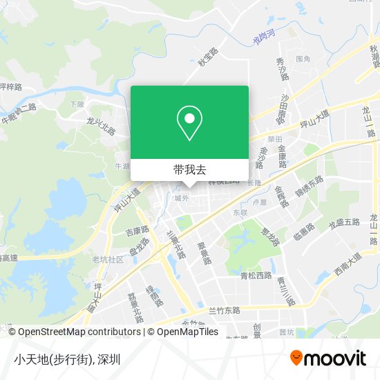 小天地(步行街)地图
